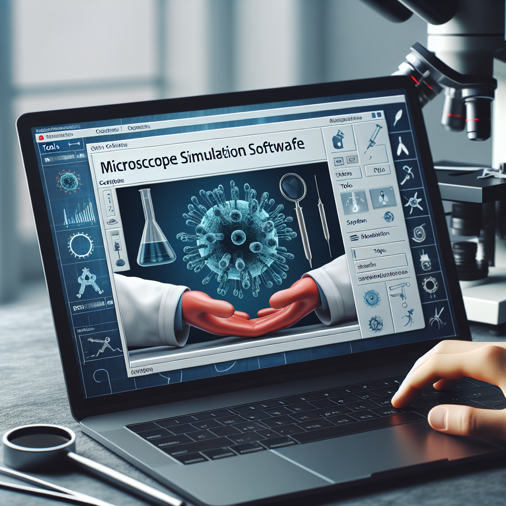 Mikroskop-Simulationssoftware