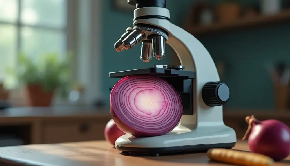 Mikroskop Rote Zwiebel: Ein faszinierender Blick unter die Oberfläche